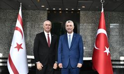 Ömer Bolat ve KKTC Ekonomi ve Enerji Bakanı Olgun Amcaoğlu arasında bayram görüşmesi gerçekleştirildi