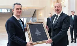 Azerbaycan Cumhurbaşkanı İlham Aliyev ve Cumhurbaşkanlığı Savunma Sanayii Başkanı Haluk Görgün bir araya geldi