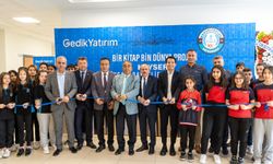 Gedik Yatırım’ın öğrencilere hediye ettiği  üçüncü kütüphane Kayseri’de açıldı