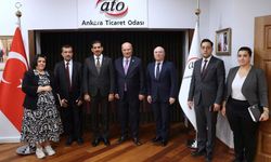 Irak Büyükelçiliği Ticaret Ataşesi Dr. Alwan’dan ATO Başkanı Baran’a ziyaret
