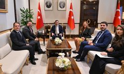 Cumhurbaşkanı Yardımcısı Yılmaz, Kaspi.kz CEO’sunu Külliye’de ağırladı