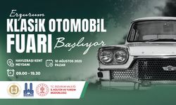 Klasik Otomobil Fuarı Erzurum'da başlıyor