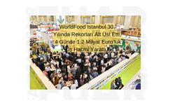 WorldFood Istanbul 30. Yılında Rekorları Alt Üst Etti