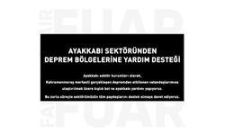 Depremin ilk 24 saatinde ayakkabı sektöründen 30 bin ayakkabı yardımı!