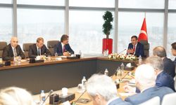 Cumhurbaşkanı Yardımcısı Cevdet Yılmaz, TBB Yönetimi ile bir araya geldi