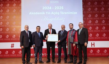 ATO Başkanı Gürsel Baran'a OSTİM Teknik Üniversitesi'nden 'Üstün Hizmet' ödülü