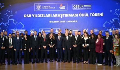 OSB Yıldızları Ödülleri sahiplerini buldu