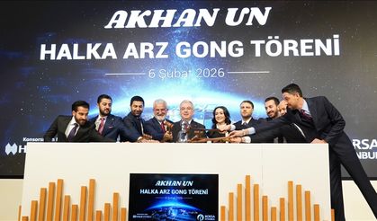 Borsa İstanbul'da gong Akhan Un için çaldı