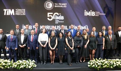 İMİB 50'nci yılında başarılı ihracatçılar ödüllendirildi