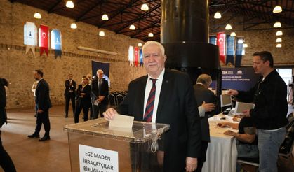 Ege Maden İhracatçıları Birliği'nde İbrahim Alimoğlu ikinci kez başkan seçildi