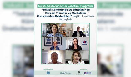 Tekstil Sektöründe Su Yönetimi Programı İlk Webinarı ile Başladı!
