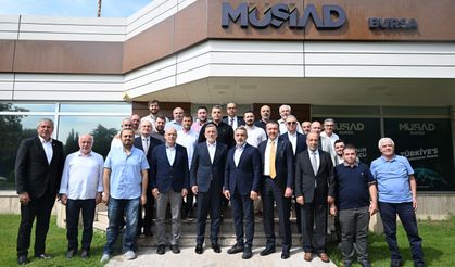 BTSO Başkanı Burkay MÜSİAD Yönetimi ile Buluştu