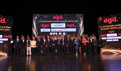 EGD Tarafından Düzenlenen Ekonomi Basını Başarı Ödülleri görkemli bir törenle sahiplerini buldu