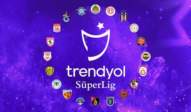 Trendyol Süper Lig'de 31. Hafta fikstürü belli oldu