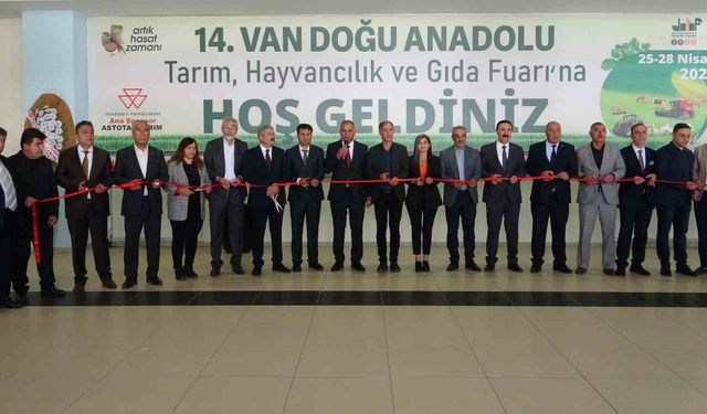 Van Doğu Anadolu Tarım Hayvancılık ve Gıda Fuarı 14.kez kapılarını açtı