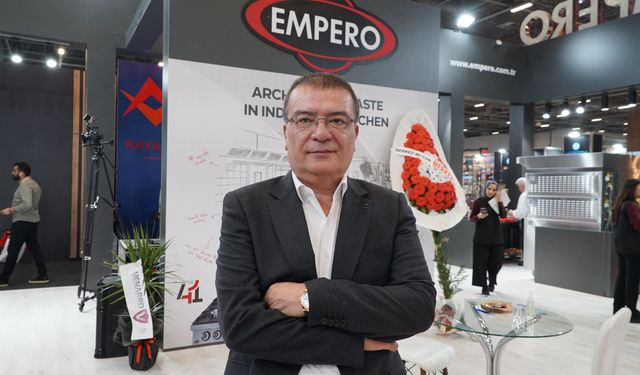 EMPERO Yönetim Kurulu Başkanı Bekir Topuz, "100'den fazla ürün ile IBAKTECH Fuarı'ndayız"