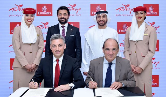 Emirates, Türkiye'deki turizmi desteklemek için TGA ile iş birliği anlaşması imzaladı