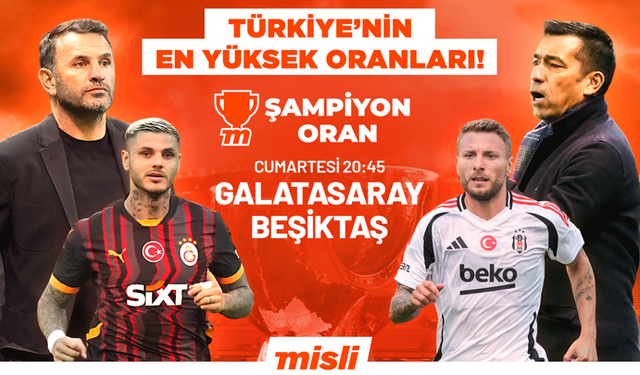 Süper Kupa’da derbi heyecanı Türkiye’nin En Yüksek Oranları ile Misli’de