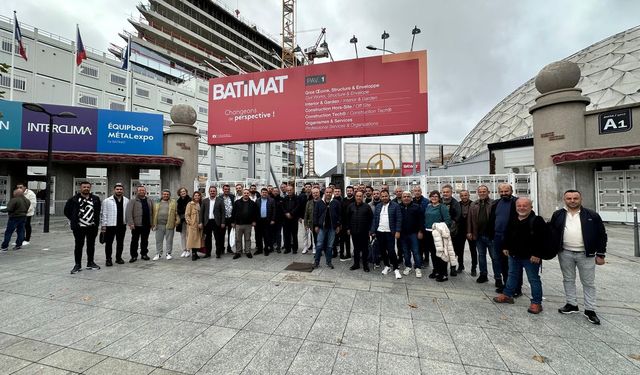 BATIMAT Paris'te, İDDMİB milli katılım organizasyonu ile 69 Türk firma yer aldı