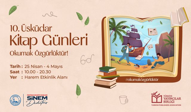 10. "Üsküdar Kitap Günleri" 25 Nisan'da başlıyor