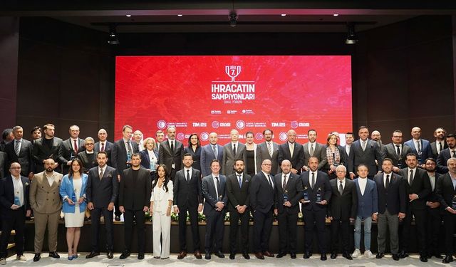 ÇCSİB İhracat şampiyonlarını ödüllendirdi