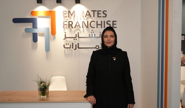 Emirates Franchise Association Başkanı Noor Al Tamimi, "14 markayla Bayim Olur Musun? Fuarı'ndayız"