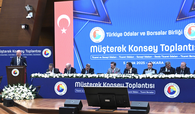 ATO Başkanı Baran, TOBB Müşterek Konsey Toplantısı’nda reel sektörün taleplerini dile getirdi