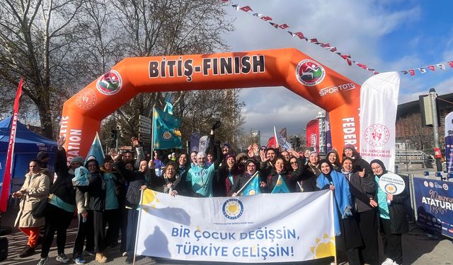 90. Büyük Atatürk Koşusu kapsamında başlatılan kampanyayla 348 çocuk nitelikli eğitim desteğiyle buluştu