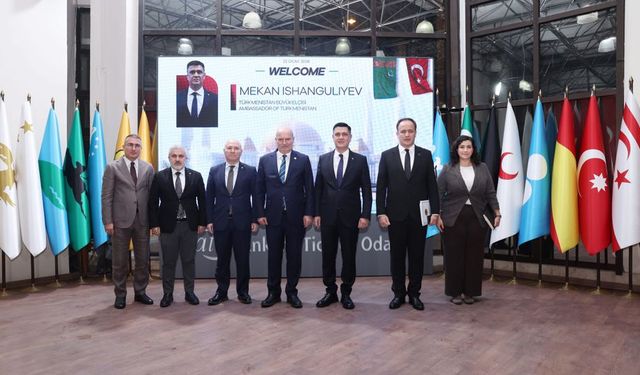 Türkmenistan Büyükelçisi Ishanguliyev’den ATO’ya ziyaret