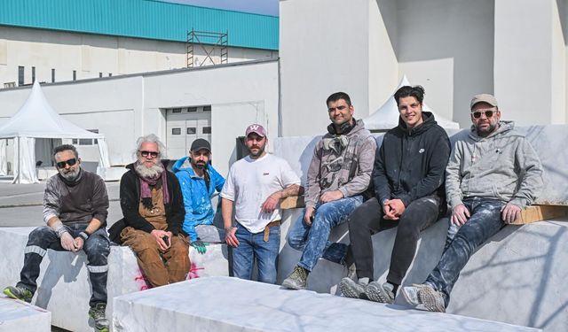 Marble İzmir'in Heykel Çalıştayı’nda üretim heyecanı başladı