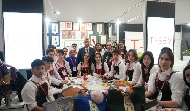 Saraciye Sanayicileri Derneği'nin desteğiyle saraciye öğrencileri AYMOD’da yer aldı