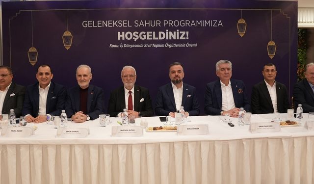 İş dünyası liderleri sahur programında sivil toplum kuruluşlarının önemini konuştu