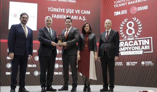 Şişecam, 3 ödülle ihracat şampiyonu oldu