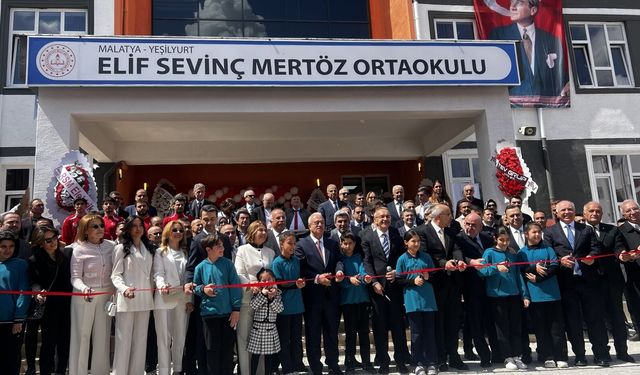 Rıdvan Mertöz’den Malatya’ya üçüncü okul