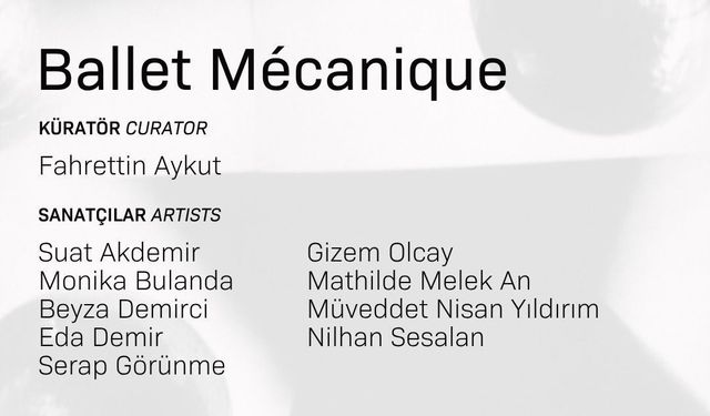 FAAR Gallery İstanbul, Parçalanma Ritmi "Ballet Mécanique" ile CI Bloom'da!
