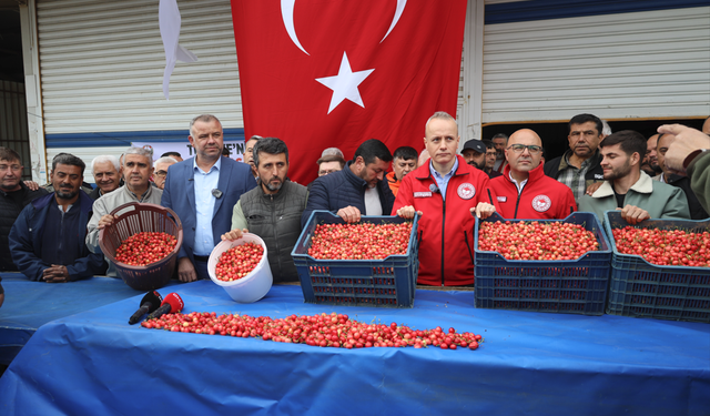 Kiraz ihracatçıları 200 milyon dolar ihracat hedefiyle sezona girdi