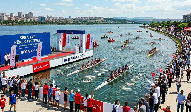 Küçükçekmece Gölü’nde İlkbahar Şenliği SEGA Yapı’dan Kürek Festivali!