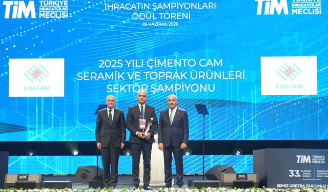 Şişecam “İhracat Şampiyonu” oldu