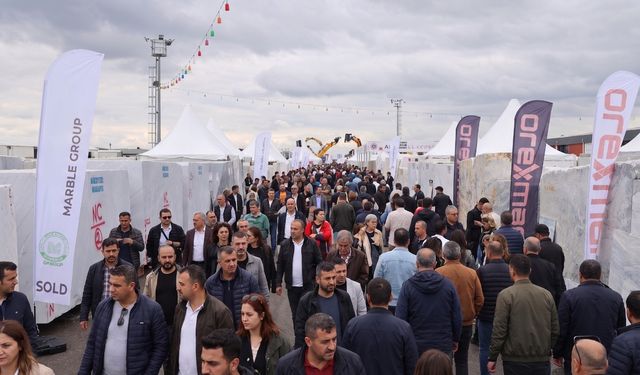 Afyonkarahisar Blok Mermer Fuarı 15 bin ziyaretçiyi ağırladı