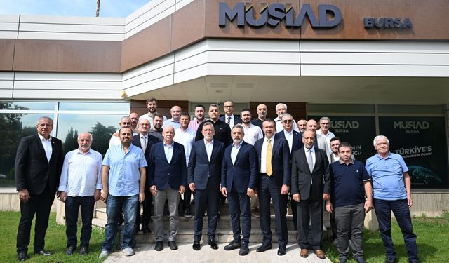 BTSO Başkanı Burkay MÜSİAD Yönetimi ile Buluştu