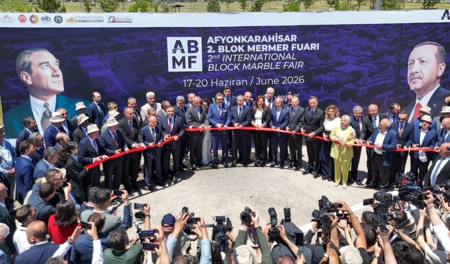 2. Afyonkarahisar Uluslararası Blok Mermer Fuarı kapılarını açtı