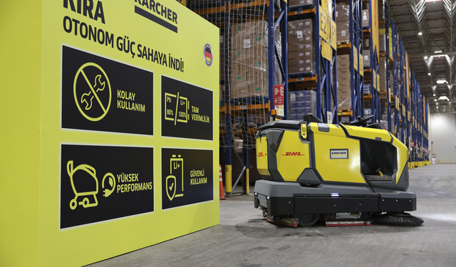 Kärcher'in Otonom Temizlik Robotu DHL Supply Chain Türkiye Depolarında Hizmete Girdi