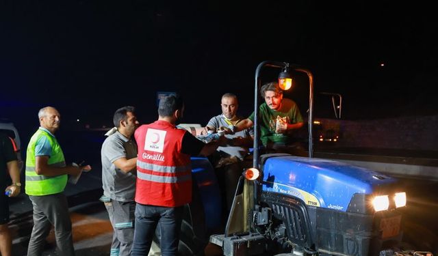 Türk Kızılay, Orman Yangınlarında 26 Noktada Sahada