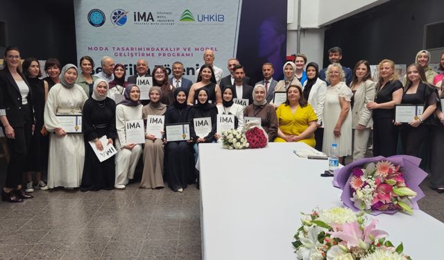 UHKİB'in eğitim programında geleceğin tasarımcıları sertifikalarını aldı