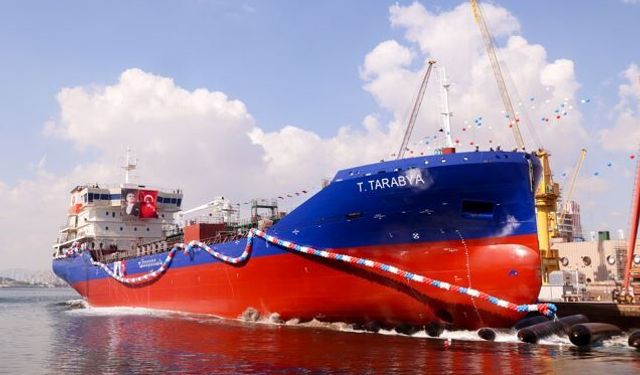 Ditaş Denizcilik’in Yeni Gemisi T.Tarabya Denize İndirildi