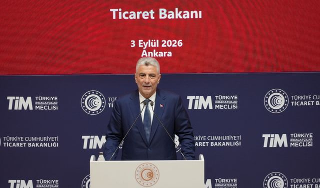 Ticaret Bakanı Prof.Dr.Ömer Bolat, "Ağustos ayı aylık ihracat rekoru, 23,5 milyar dolar"