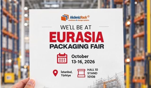 Akdenizrack, Eurasia Packaging İstanbul 2026’da otomasyon ve insansız depo teknolojilerini tanıtacak