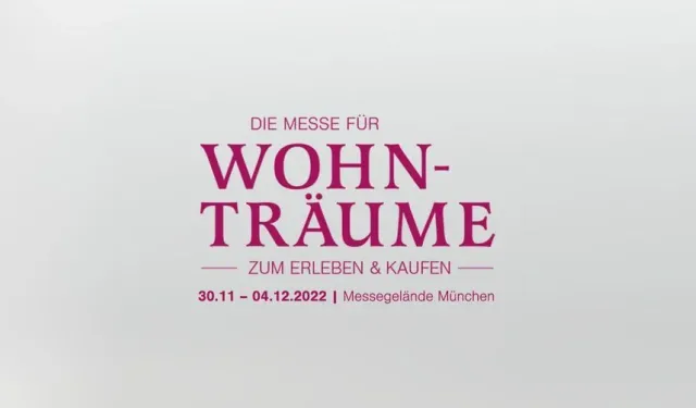 Heim+Handwerk Münih Mobilya ve İç Dekorasyon Fuarı 30 Kasım ~ 04 Aralık 2022  |  ALMANYA - Münih