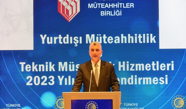Ticaret Bakanı Ömer Bolat: Türk müteahhitler Cumhuriyetin 100.yılında yurt dışında 27,4 milyarlık proje üstlendi