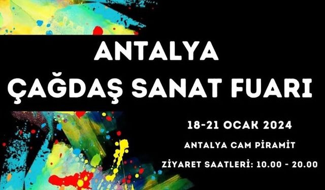Antalya Çağdaş Sanat Fuarı sanatseverlere kapılarını açtı